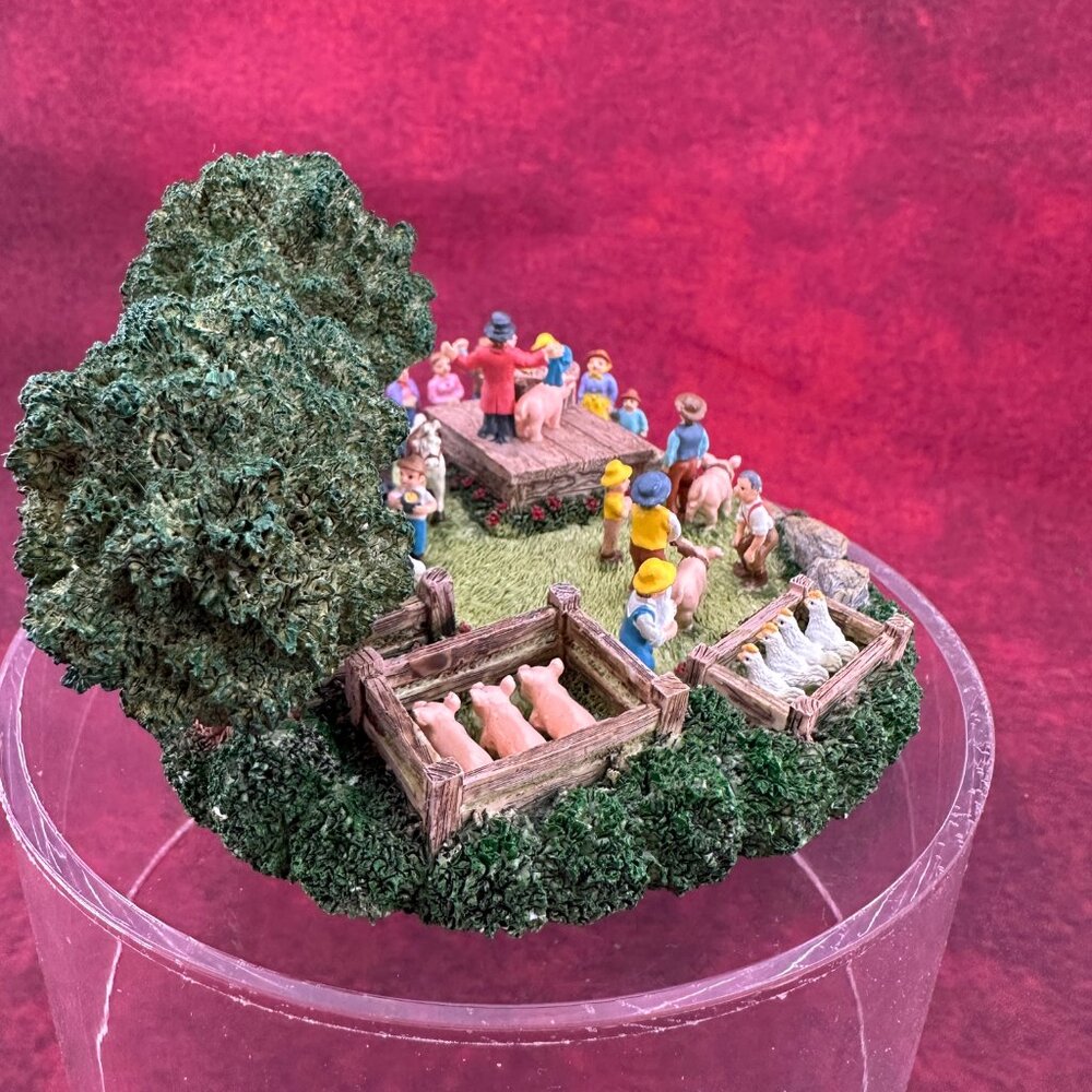 VINTAGE LIBERTY FALLS "LIVESTOCK JUDGING" MINIATURE FIGURE COLLECTION AH203 2000 - Picture 5 of 12